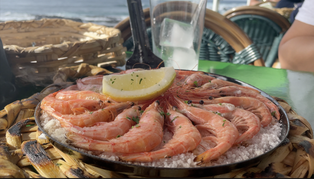 Gambas de Lanzarote en El Golfo